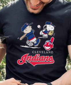 Charlie Brown Snoopy Cleveland Indians Shirt