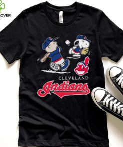 Charlie Brown Snoopy Cleveland Indians Shirt