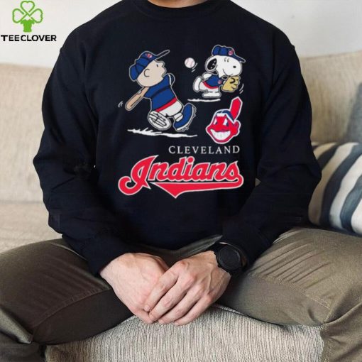 Charlie Brown Snoopy Cleveland Indians Shirt