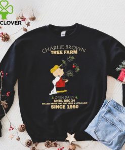 Charlie Brown Tree Farm Brown And Snoopy Since 1950 Shirt