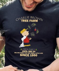 Charlie Brown Tree Farm Brown And Snoopy Since 1950 Shirt