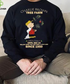 Charlie Brown Tree Farm Brown And Snoopy Since 1950 Shirt