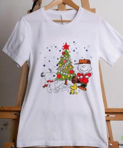 Charlie Brown and Snoopy Christmas tree shirt