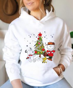 Charlie Brown and Snoopy Christmas tree hoodie, sweater, longsleeve, shirt v-neck, t-shirt