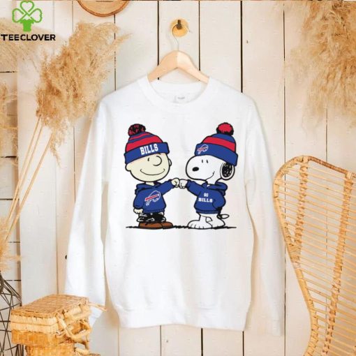 Charlie Brown and Snoopy NFL Buffalo Bills football go Bills cartoon hoodie, sweater, longsleeve, shirt v-neck, t-shirt