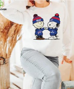 Charlie Brown and Snoopy NFL Buffalo Bills football go Bills cartoon hoodie, sweater, longsleeve, shirt v-neck, t-shirt