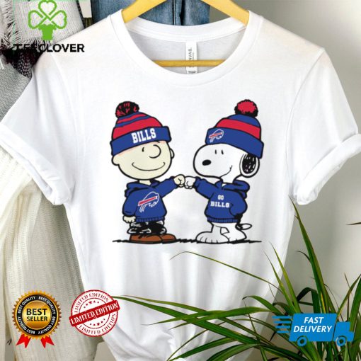 Charlie Brown and Snoopy NFL Buffalo Bills football go Bills cartoon hoodie, sweater, longsleeve, shirt v-neck, t-shirt