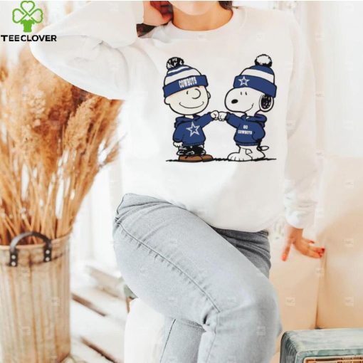 Charlie Brown and Snoopy NFL Dallas Cowboys football go Cowboys cartoon shirt