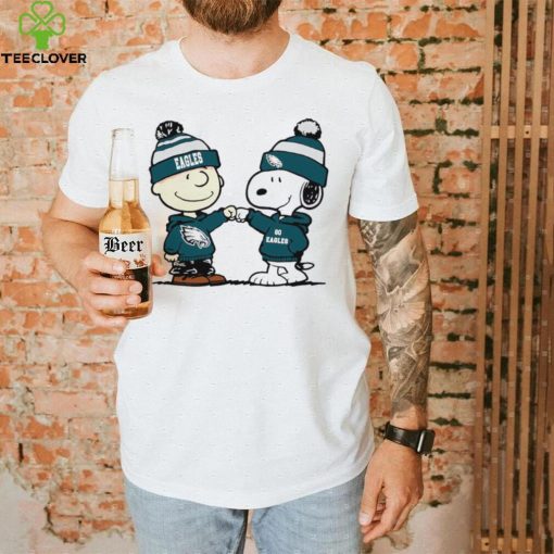 Charlie Brown and Snoopy NFL Philadelphia Eagles football go Eagles cartoon shirt