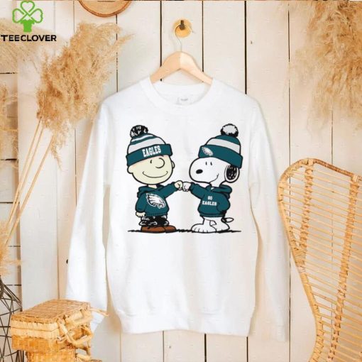 Charlie Brown and Snoopy NFL Philadelphia Eagles football go Eagles cartoon shirt