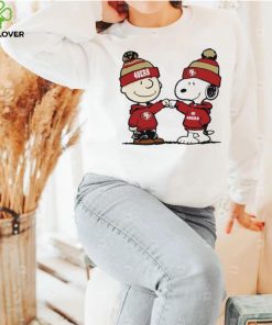 Charlie Brown and Snoopy NFL San Francisco 49ers football go 49ers cartoon hoodie, sweater, longsleeve, shirt v-neck, t-shirt