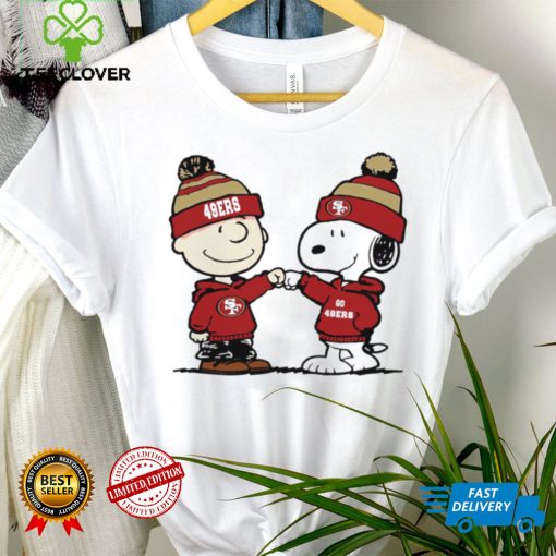 Charlie Brown and Snoopy NFL San Francisco 49ers football go 49ers cartoon hoodie, sweater, longsleeve, shirt v-neck, t-shirt