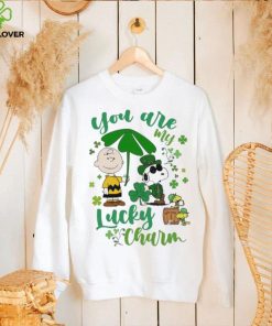 Charlie Brown and Snoopy you are my lucky charm St. Patrick’s Day shirt