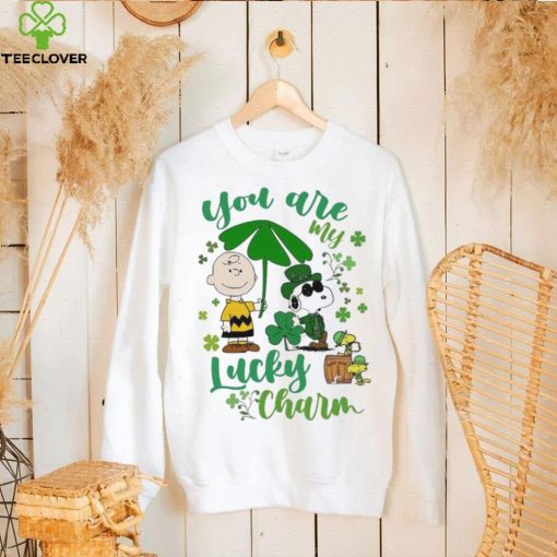 Charlie Brown and Snoopy you are my lucky charm St. Patrick’s Day hoodie, sweater, longsleeve, shirt v-neck, t-shirt