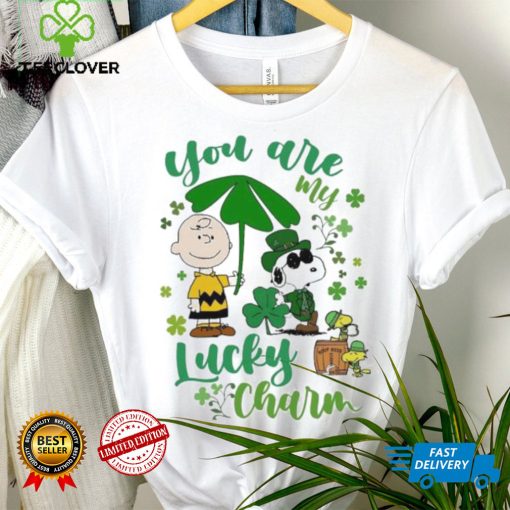 Charlie Brown and Snoopy you are my lucky charm St. Patrick’s Day hoodie, sweater, longsleeve, shirt v-neck, t-shirt