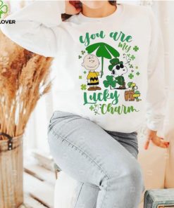 Charlie Brown and Snoopy you are my lucky charm St. Patrick’s Day hoodie, sweater, longsleeve, shirt v-neck, t-shirt