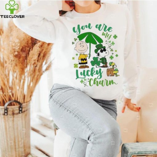 Charlie Brown and Snoopy you are my lucky charm St. Patrick’s Day hoodie, sweater, longsleeve, shirt v-neck, t-shirt