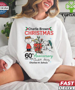 Charlie Brown christmas 60thanniversary 1965 2025 shirt