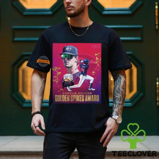 Charlie Condon Is The First Player In Georgia Baseball History To Win The Golden Spikes Award Vintage T Shirt