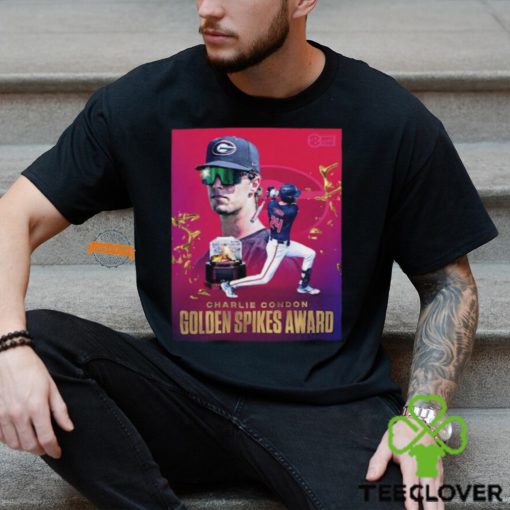 Charlie Condon Is The First Player In Georgia Baseball History To Win The Golden Spikes Award Vintage T Shirt