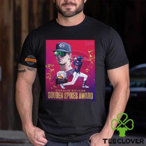 Charlie Condon Is The First Player In Georgia Baseball History To Win The Golden Spikes Award Vintage T Shirt