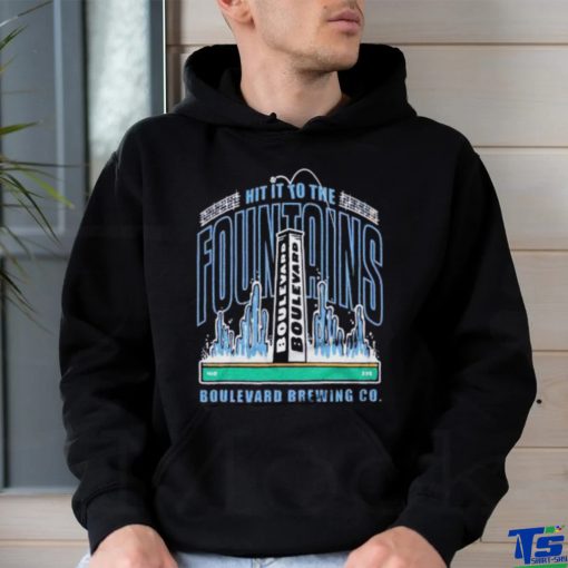 Charlie Hustle Brewmasters Boulevard Hit it to the Fountains Shirt