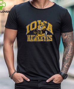 Charlie Hustle Iowa Hawkeyes Mascot Arch Crew Shirt