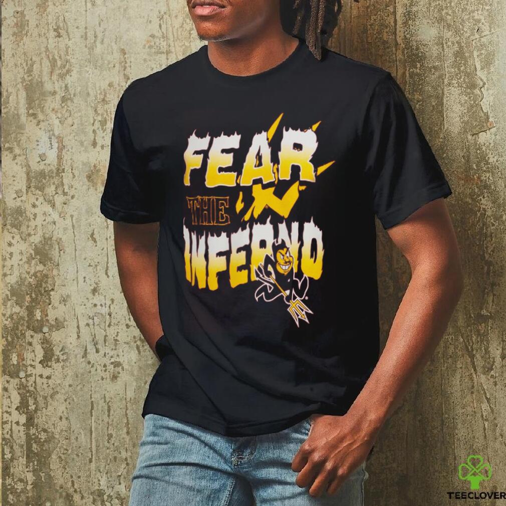 Charlie Hustle Maroon Arizona State Sun Devils Fear The Inferno T Shirt Charlie Hustle Maroon Arizona State Sun Devils Fear The Inferno T Shirt