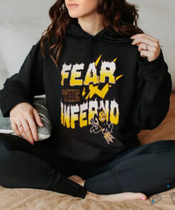 Charlie Hustle Maroon Arizona State Sun Devils Fear The Inferno T Shirt