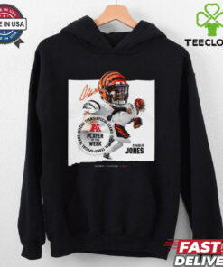 Charlie Jones Cincinnati Bengals AFC Player Of The Week Signatures Shirt