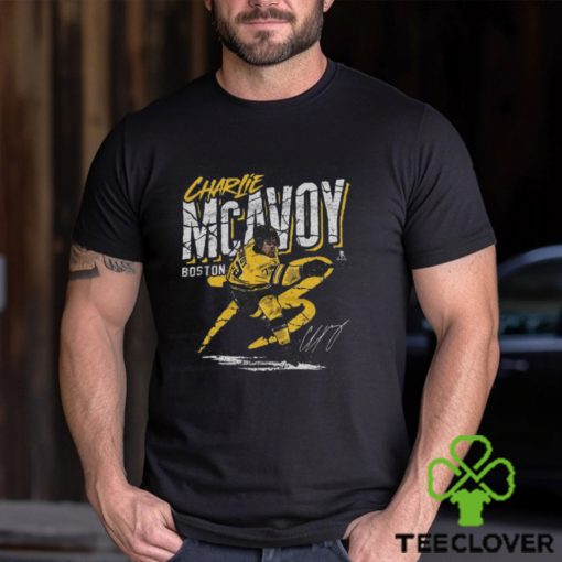 Charlie McAvoy Boston Crack WHT SHIRT