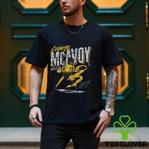 Charlie McAvoy Boston Crack WHT SHIRT