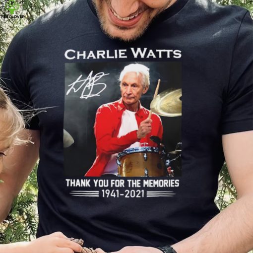 Charlie Watts Signature Thank You For The Memories 1941 2021 Shirt