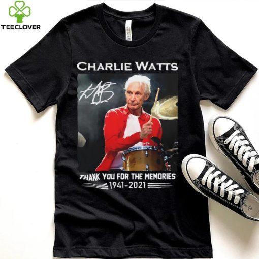 Charlie Watts Signature Thank You For The Memories 1941 2021 Shirt