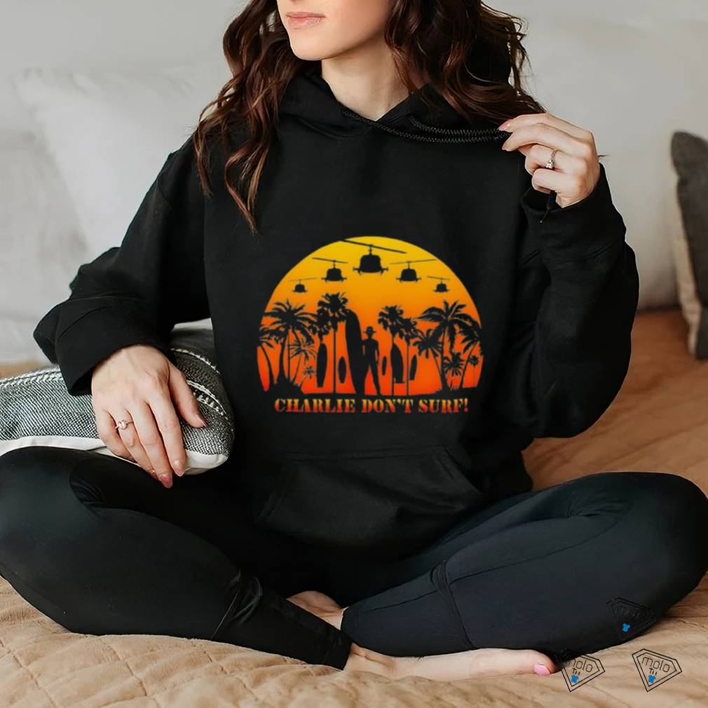 Charlie don't surf2 B Unisex T Shirt Charlie don't surf2 B Unisex T Shirt