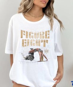 Charlotte Flair Figure Eight Leglock WHT shirt