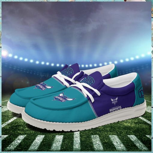 Charlotte Hornets 2024 Personalized Hey Dude Shoes