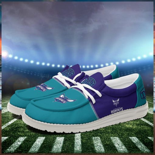 Charlotte Hornets 2024 Personalized Hey Dude Shoes