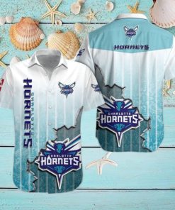 Charlotte Hornets Turquoise Hawaiian Shirt Style Gift