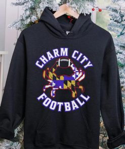 Charm city football logo shirt