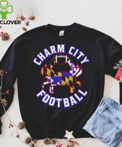 Charm city football logo shirt