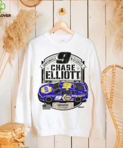 Chase Elliott Hendrick Motorsports Team Collection Green Military Car Shirt