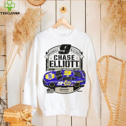 Chase Elliott Hendrick Motorsports Team Collection Green Military Car Shirt