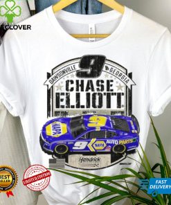 Chase Elliott Hendrick Motorsports Team Collection Green Military Car Shirt