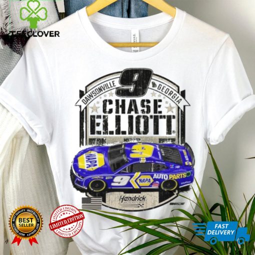 Chase Elliott Hendrick Motorsports Team Collection Green Military Car Shirt