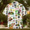 Yoshi Super Mario Movie Character Hawaiian Shirt