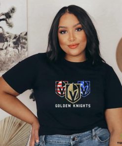 Cheap Logo US Flag NHL Hockey Vegas Golden Knights T Shirt