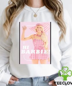 Cheap Margot Robbie Hi Barbie Poster, Barbie Movie Poster Shirt 2 Cheap Margot Robbie Hi Barbie Poster, Barbie Movie Poster Shirt