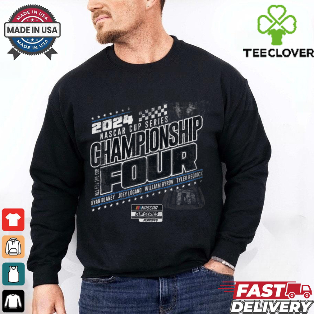 Checkered Flag Sports 2024 NASCAR Cup Series Championship Four T Shirt Checkered Flag Sports 2024 NASCAR Cup Series Championship Four T Shirt