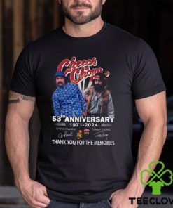 Cheech & Chong 53rd Anniversary 1971 – 2024 Thank You For The Memories T Shirt